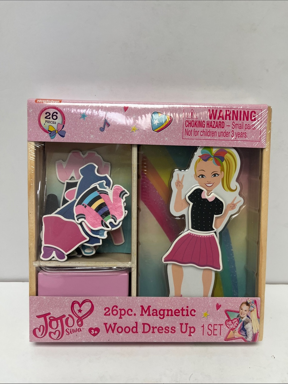 JoJo Siwa Magnetic Wood Dress-Up Set